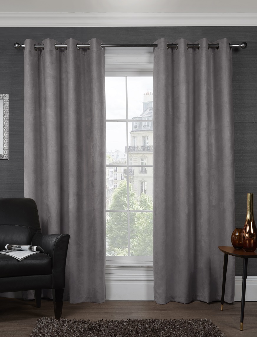 Faux Suede Blackout Curtains : Gossamer Blackout Curtains For Any Room
