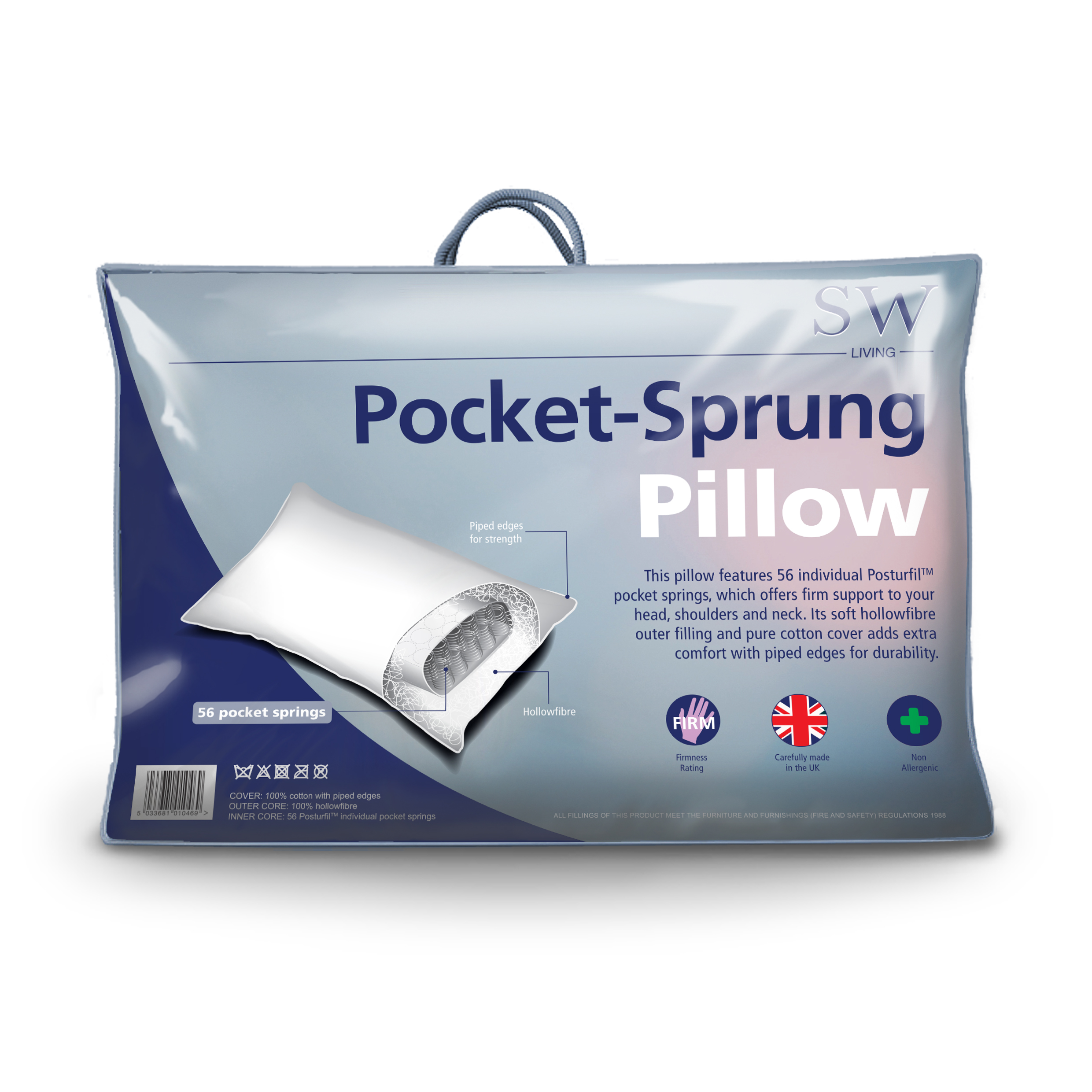 sprung pillows uk